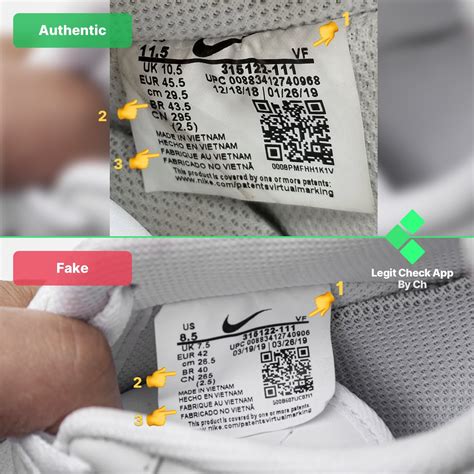 real or fake nike box|how to identify a fake nike.